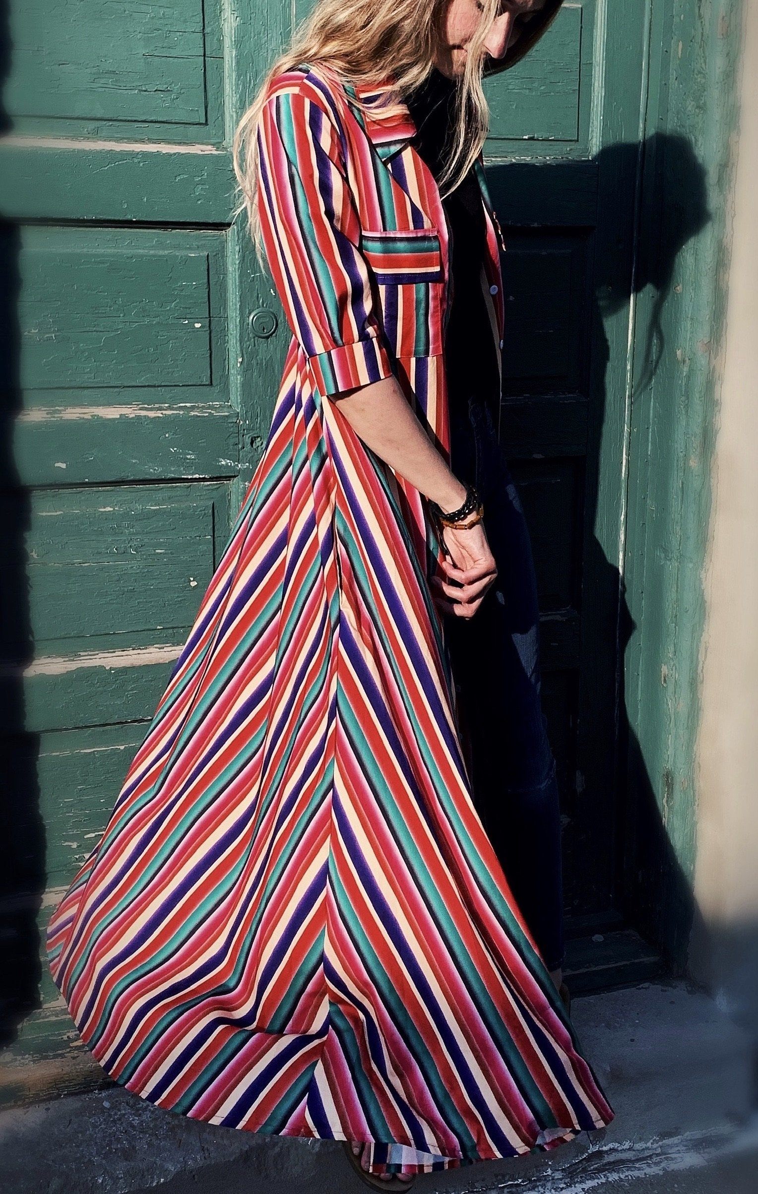 Parker rainbow on sale maxi dress